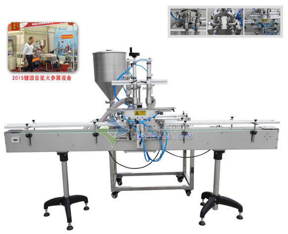 雙頭自動辣椒醬灌裝生產線