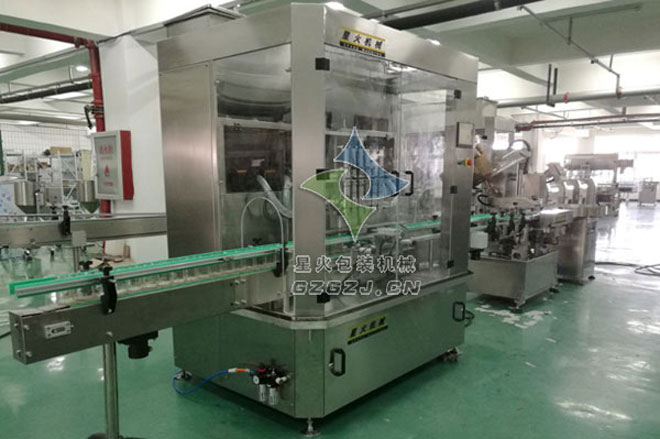 辣椒醬灌裝生產線,全自動辣椒醬灌裝真空旋蓋生產線