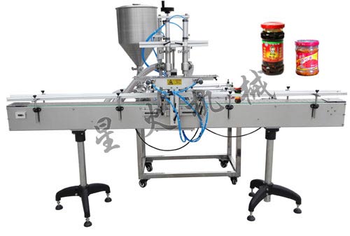 雙頭全自動辣椒醬灌裝機