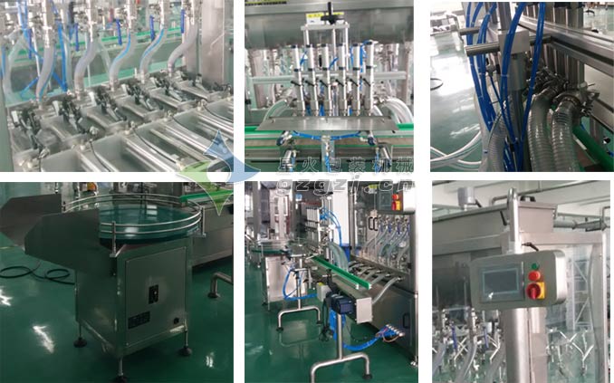 6頭臥式攪拌醬料灌裝機