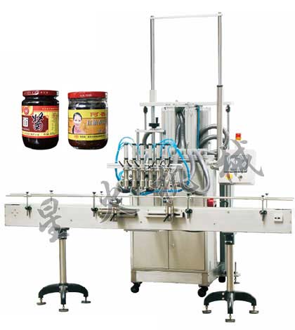 6頭顆粒醬料灌裝機