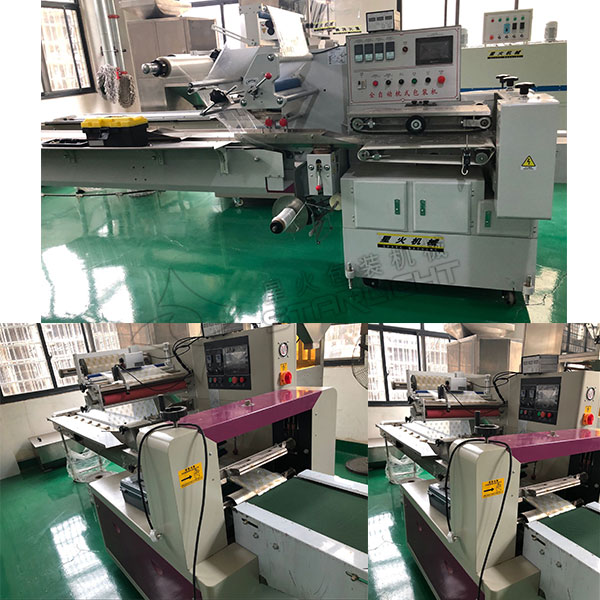 全自動蘇打餅干包裝機設備實拍圖