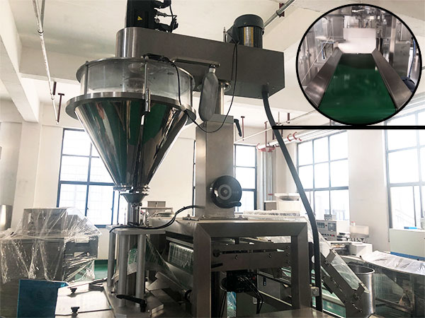 安陽給袋式面粉包裝機設備實拍圖