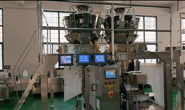 星火五谷雜糧顆粒食品自動包裝機械設備實拍圖